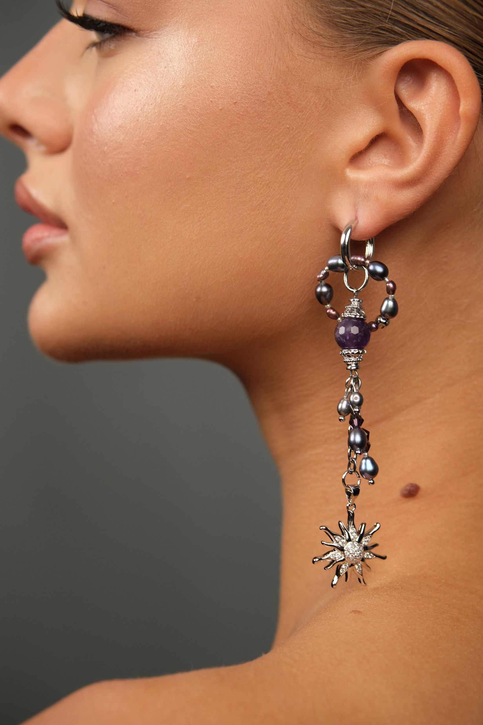 Серьги-трансформеры «Violetta» - фото 3