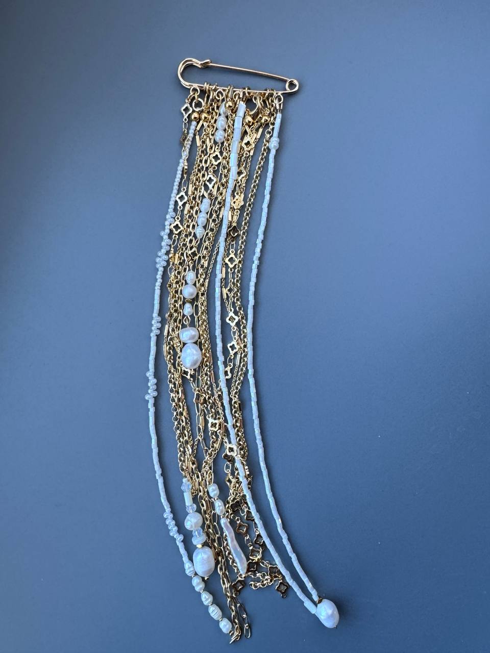 Брошь «Сан-Ремо» с натуральным жемчугом - фото 4