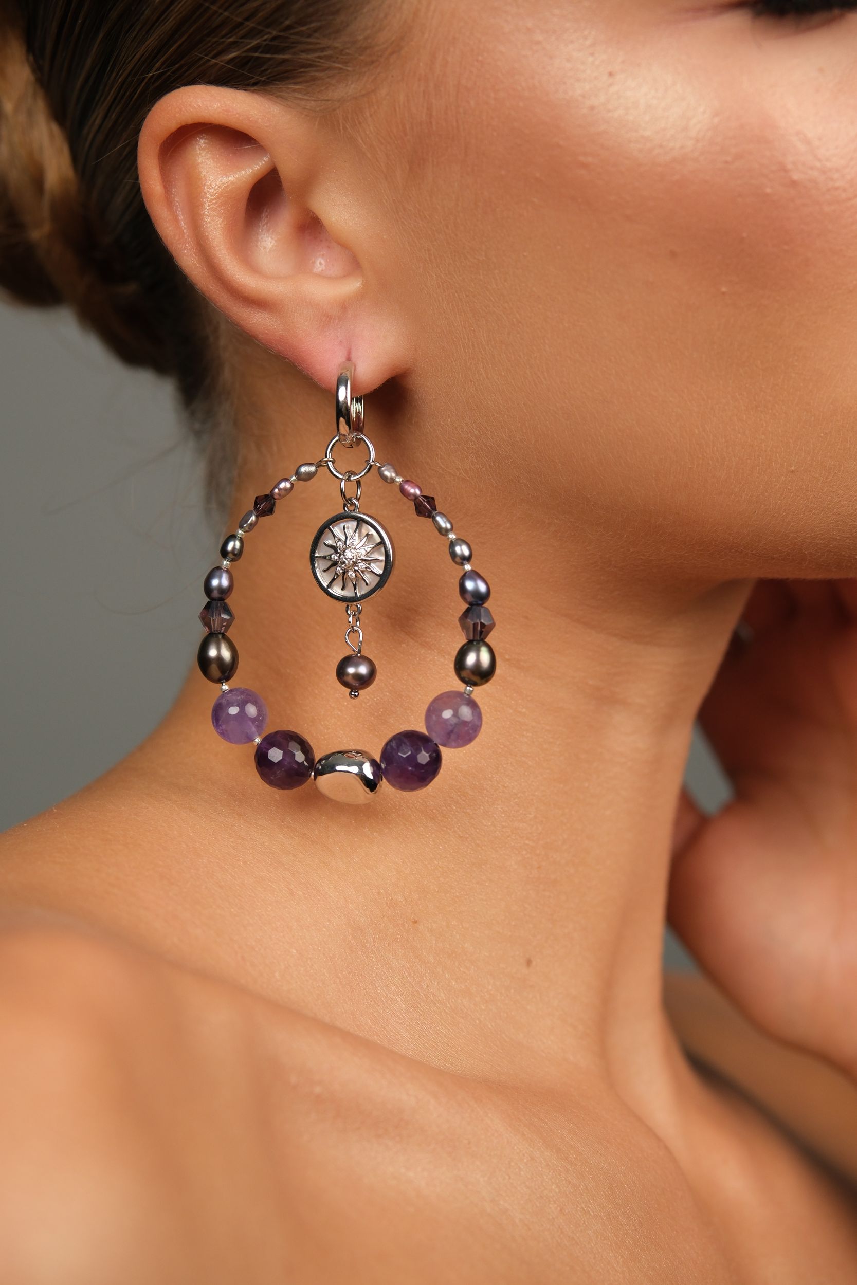 Серьги-трансформеры «Violetta» - фото 2